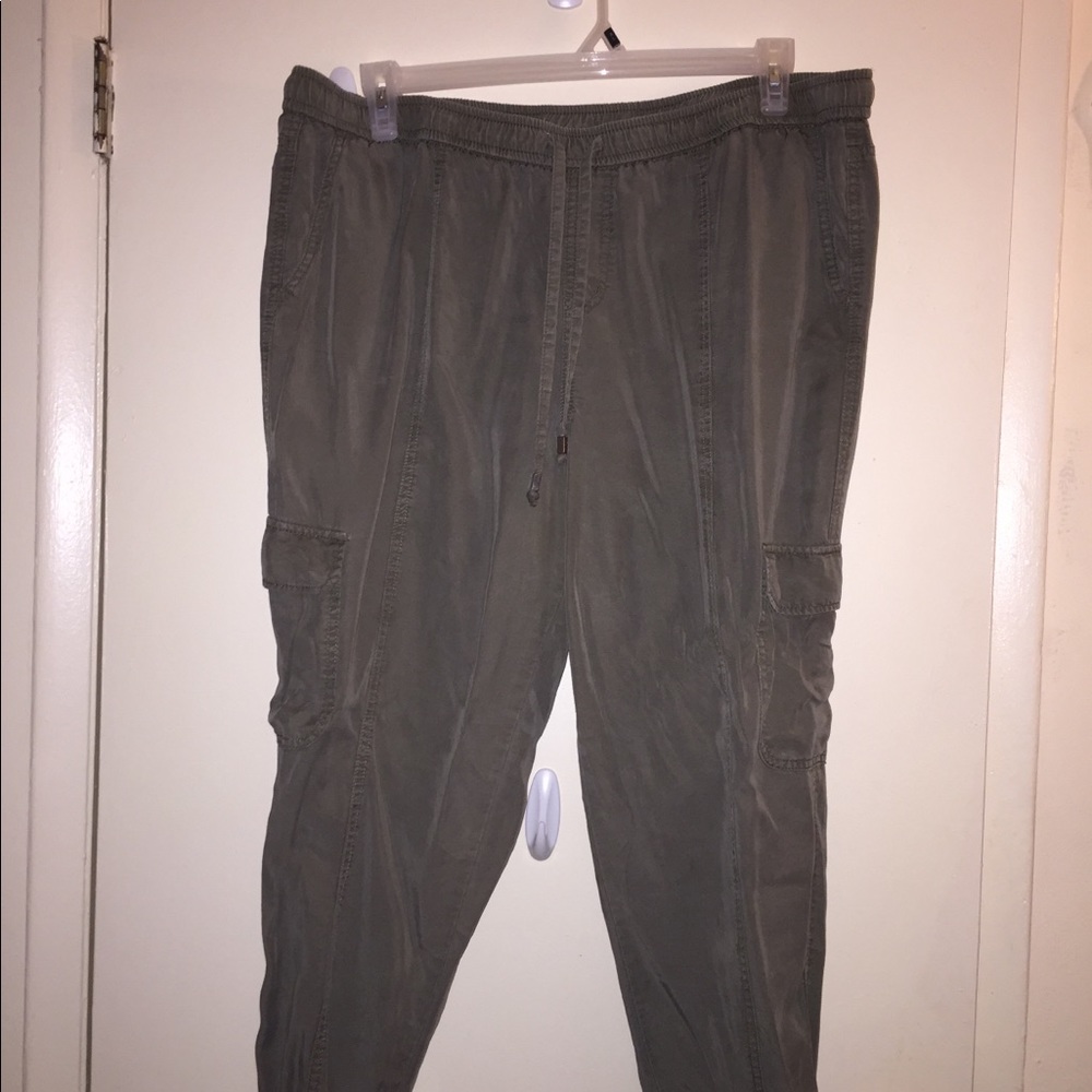Navy green cargo pants